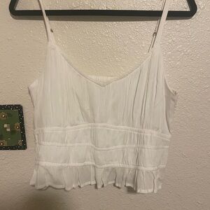 Hollister White Camisole Top